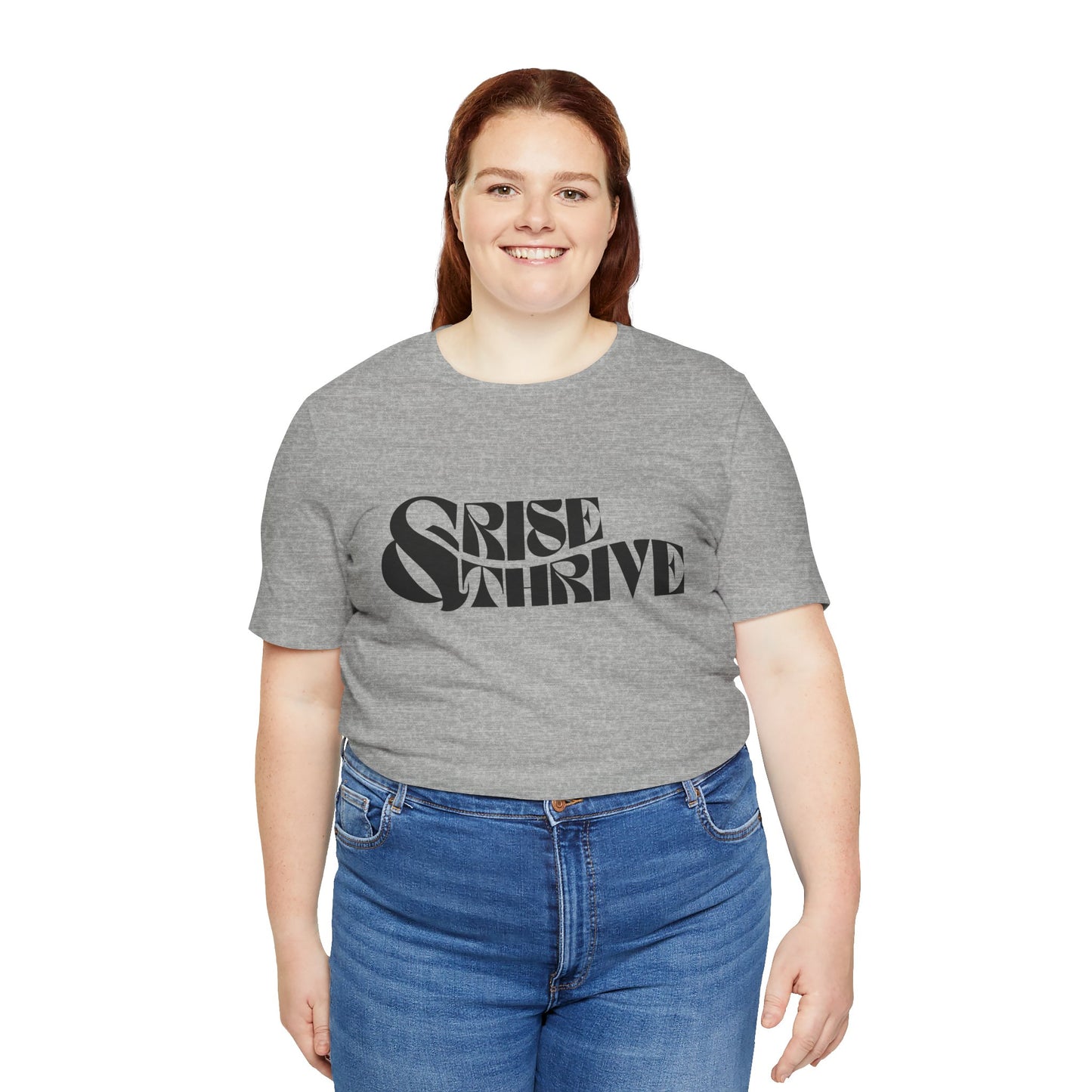 Rise & Thrive Jersey Short Sleeve Tee
