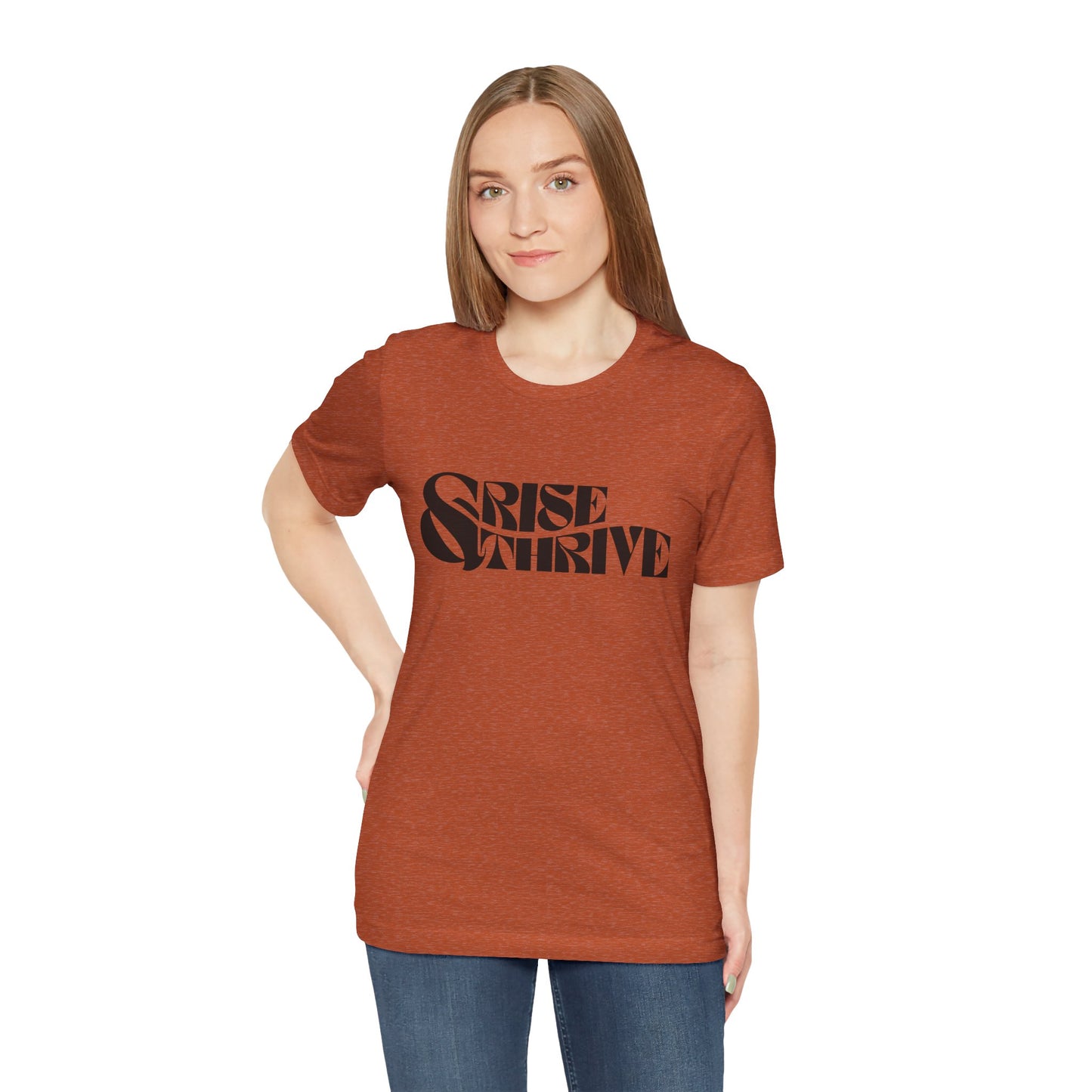Rise & Thrive Jersey Short Sleeve Tee