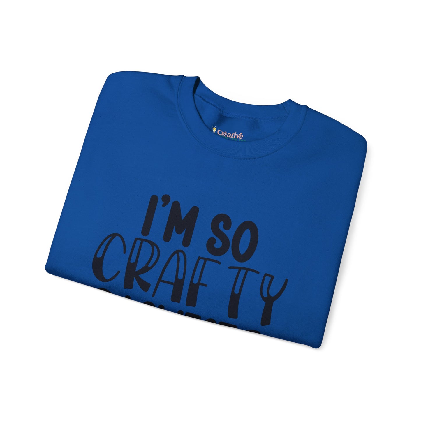 "I’m So Crafty I Sweat Glitter" | Unisex Crewneck