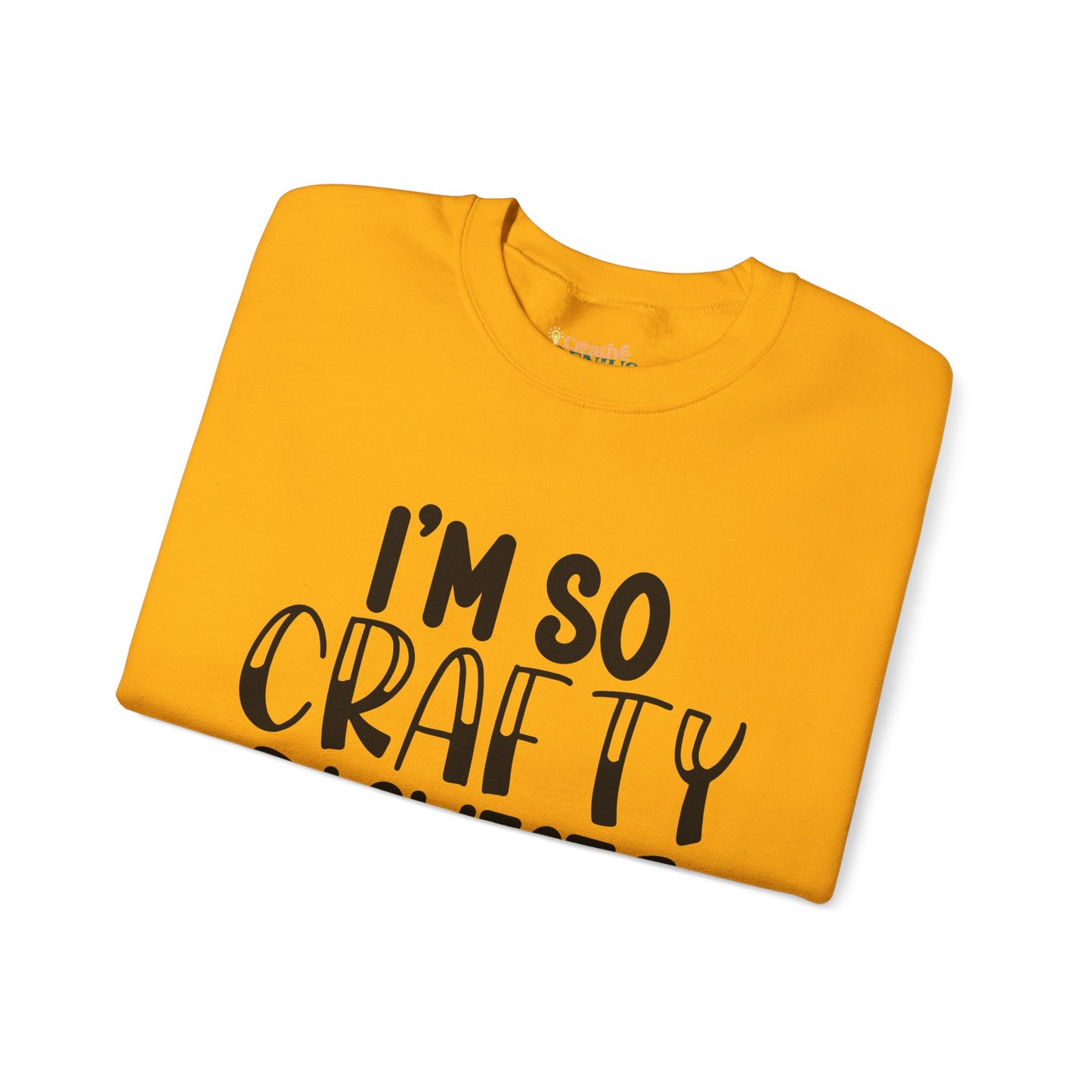 "I’m So Crafty I Sweat Glitter" | Unisex Crewneck