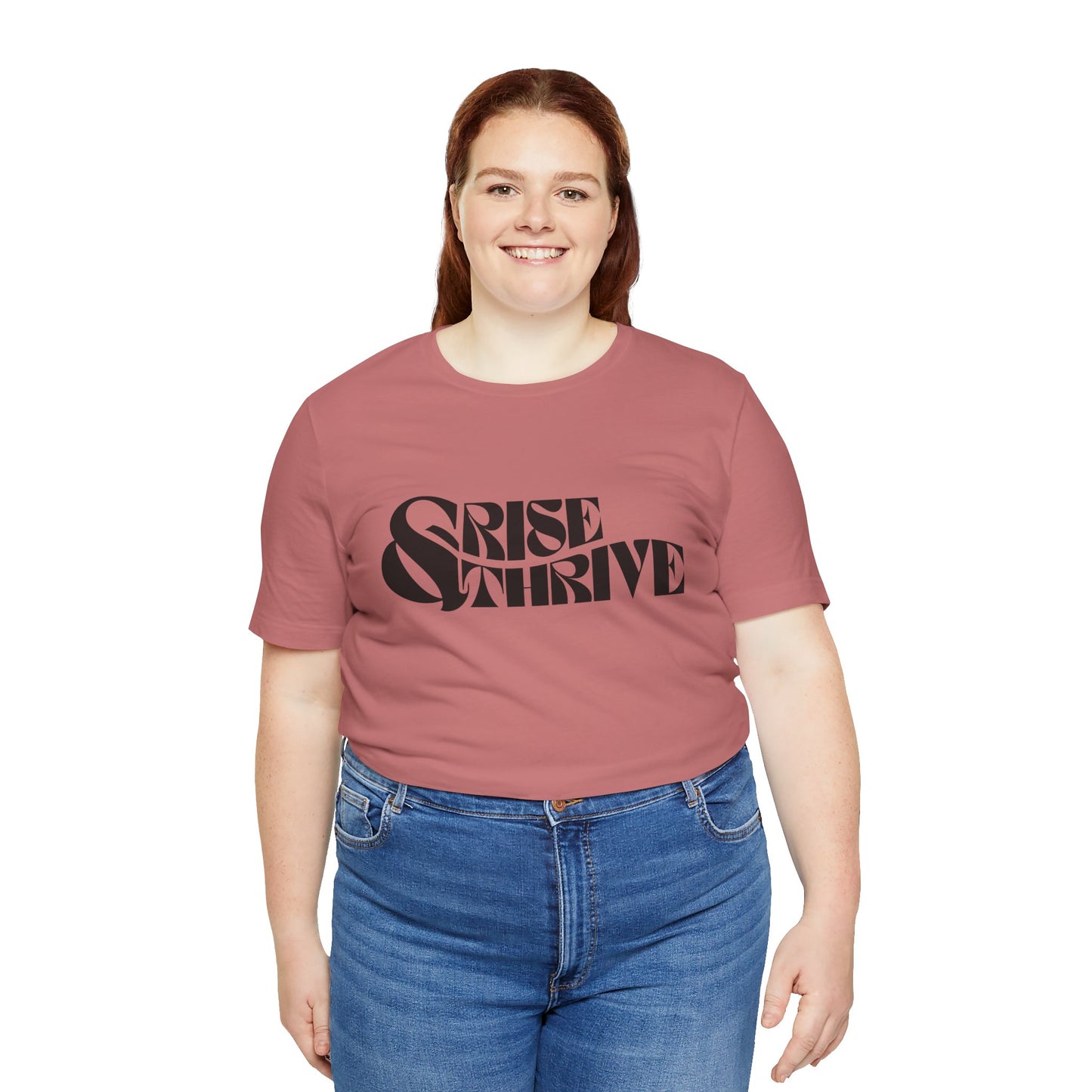 Rise & Thrive Jersey Short Sleeve Tee