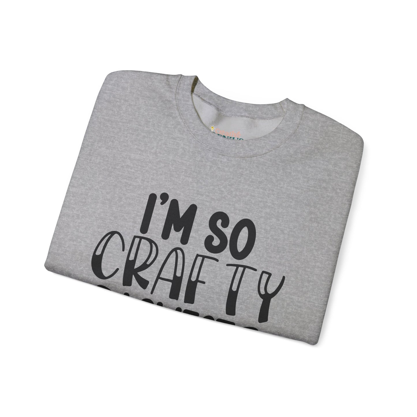 "I’m So Crafty I Sweat Glitter" | Unisex Crewneck