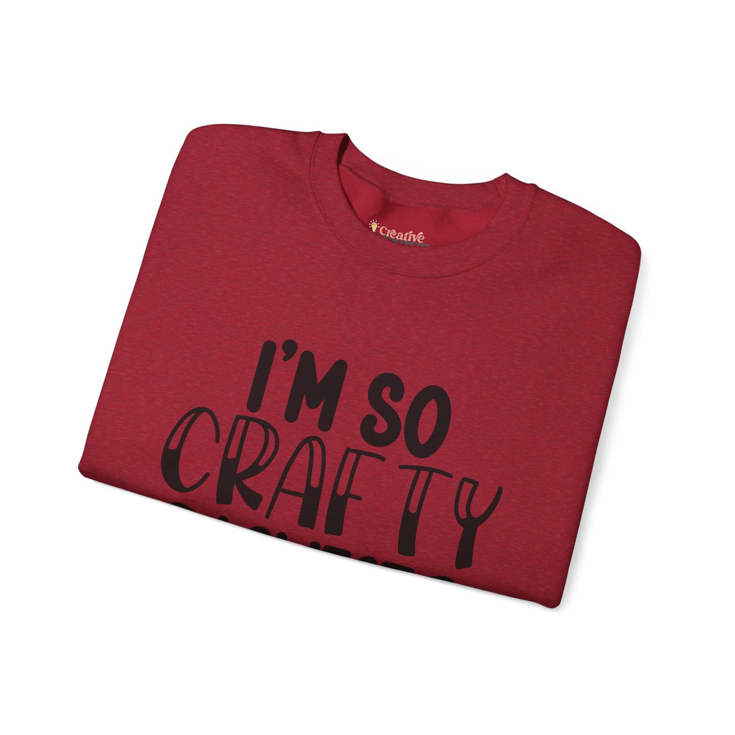 "I’m So Crafty I Sweat Glitter" | Unisex Crewneck