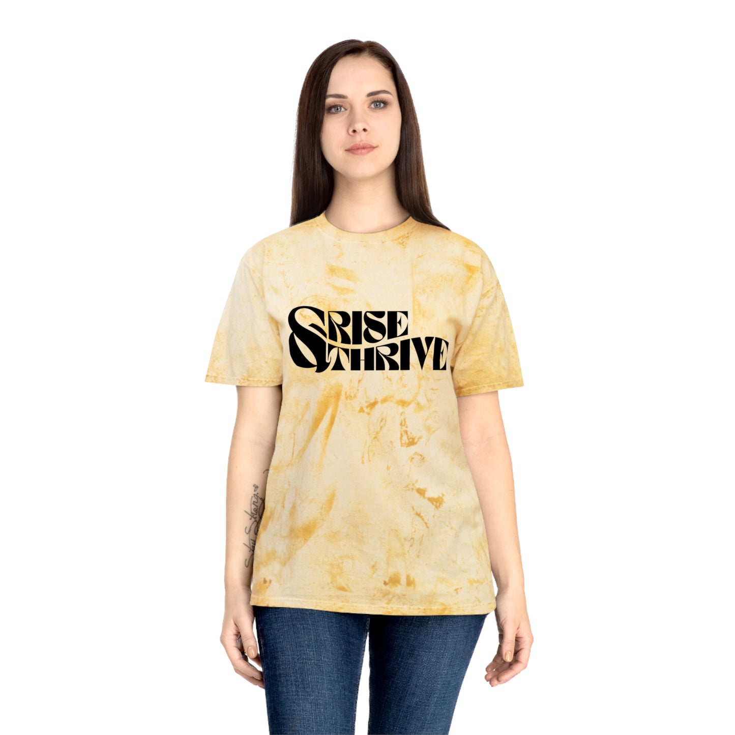 Rise & Thrive (Large Print) Color Blast Tee