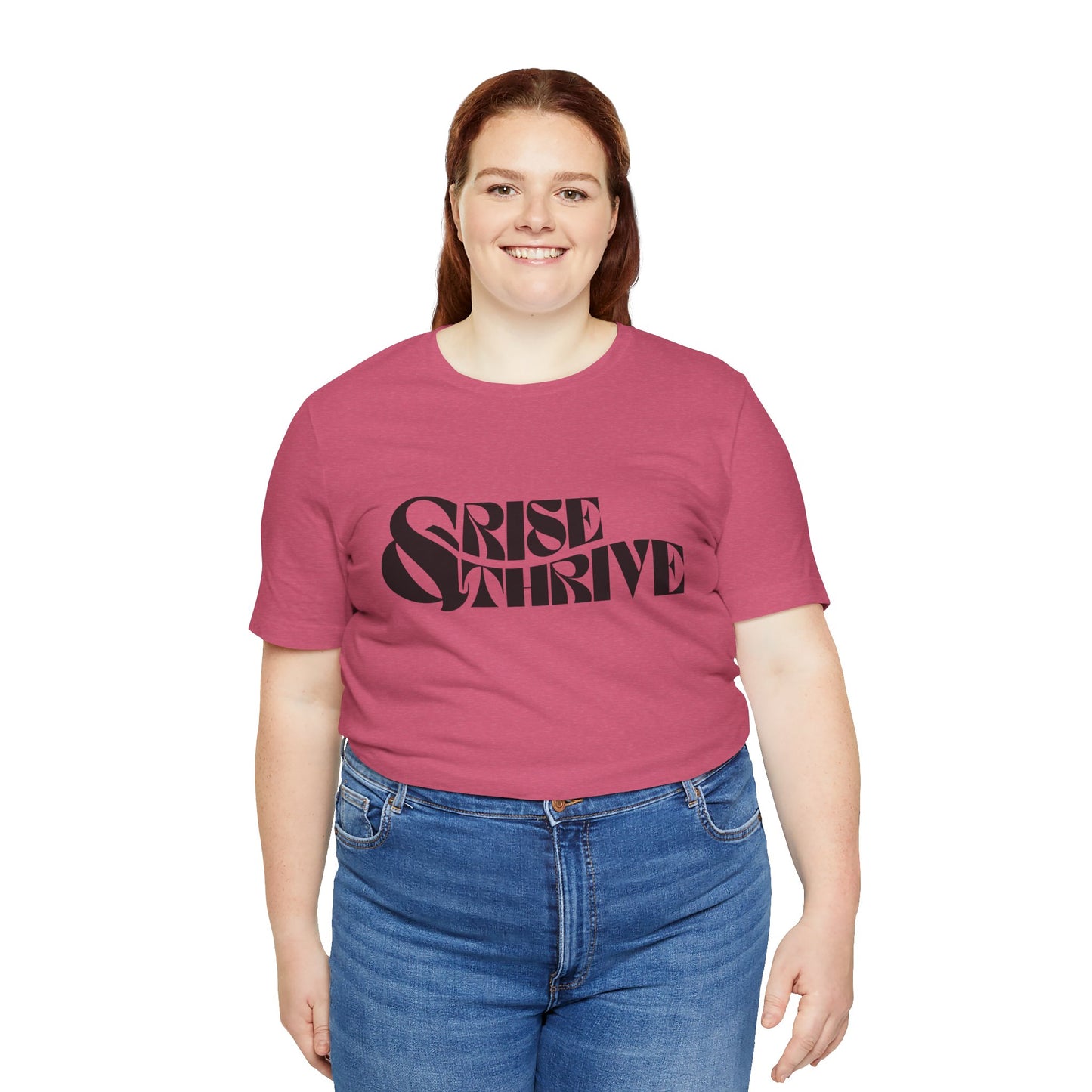 Rise & Thrive Jersey Short Sleeve Tee