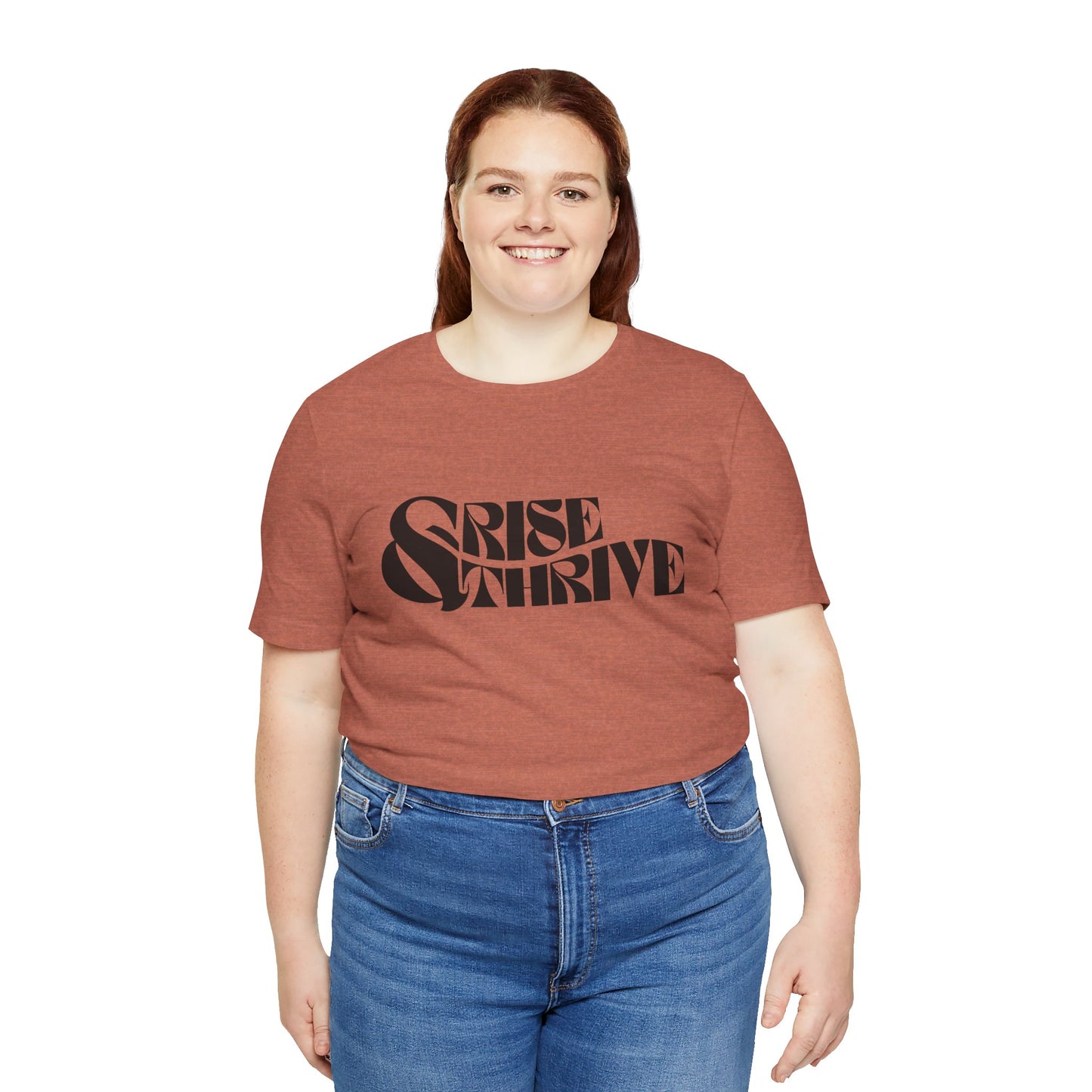 Rise & Thrive Jersey Short Sleeve Tee