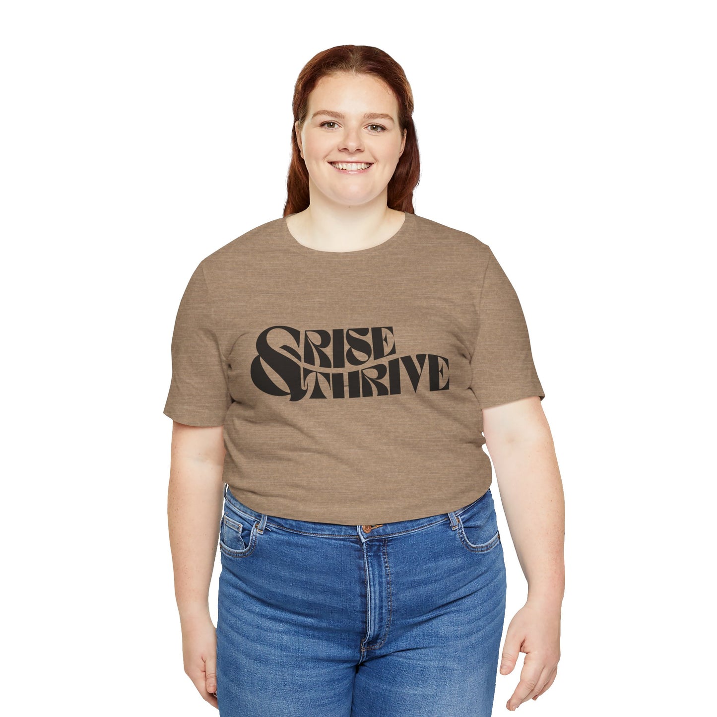 Rise & Thrive Jersey Short Sleeve Tee