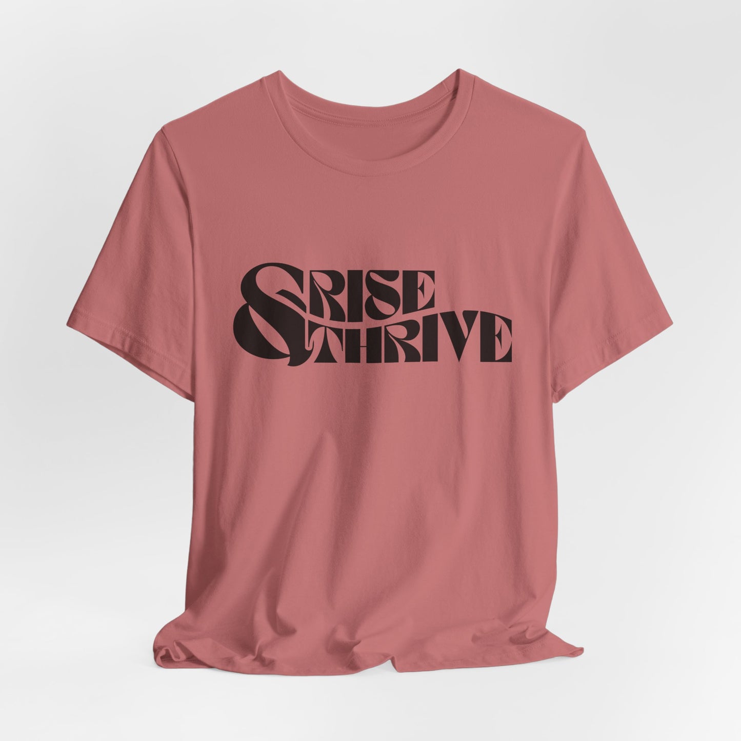 Rise & Thrive Jersey Short Sleeve Tee