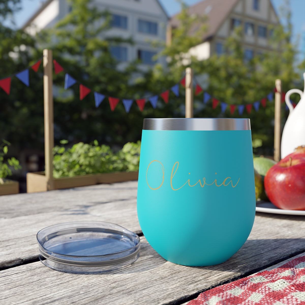 Custom Name Copper Vacuum Insulated Cup, 12oz