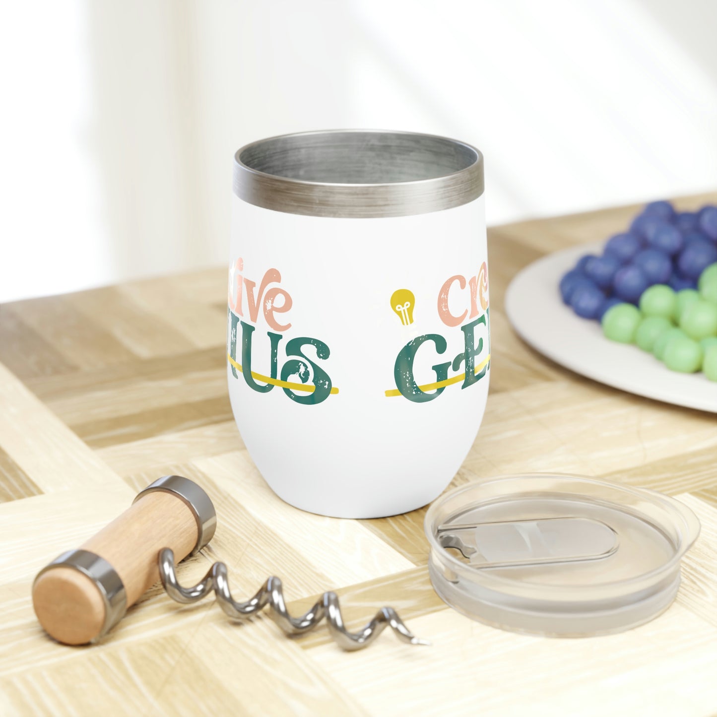 Creative Genius | Chill Wine, Coffee or Tea Tumbler