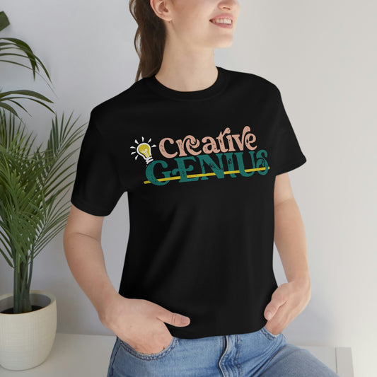 Creative Genius | Super Soft Jersey Short Sleeve Tee