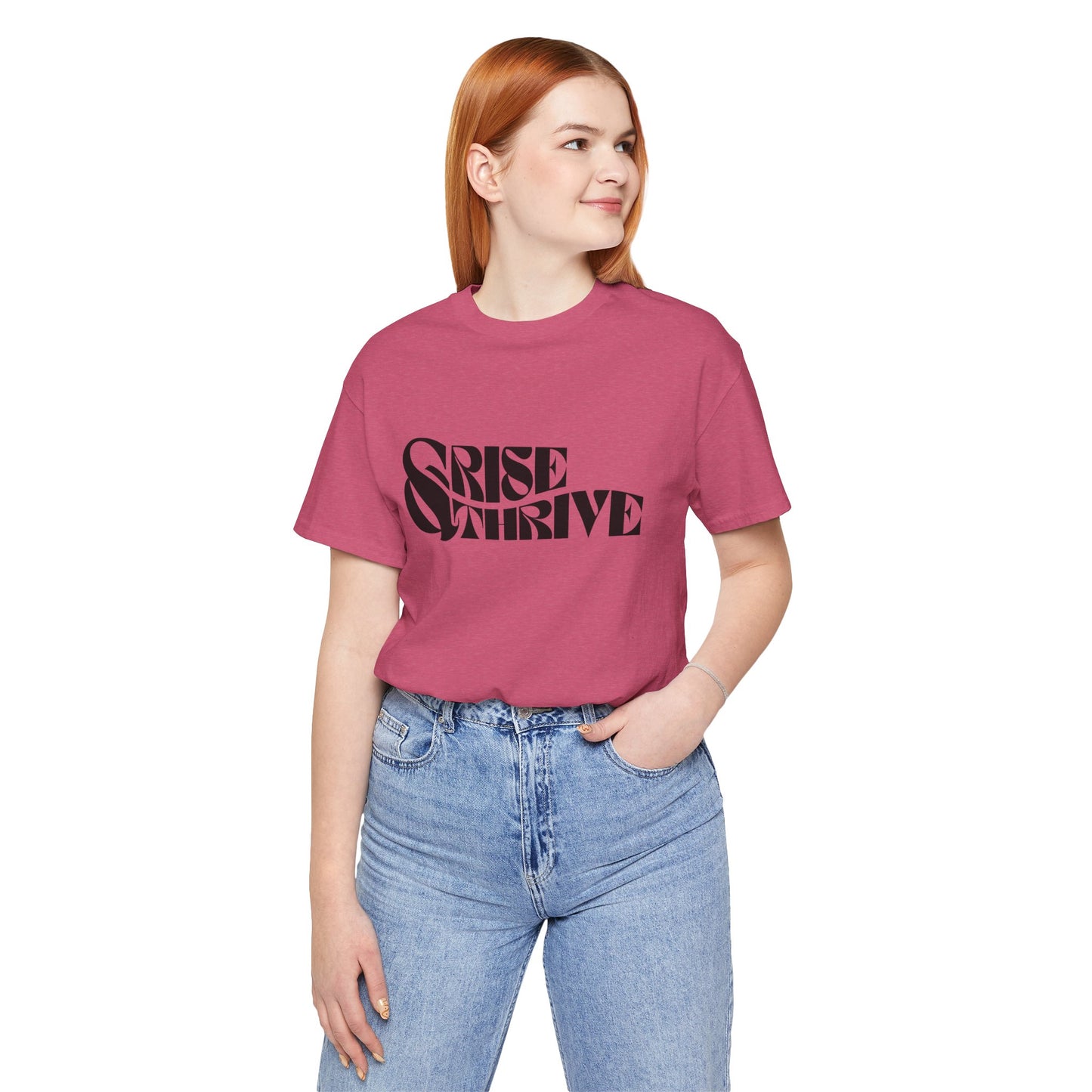 Rise & Thrive Jersey Short Sleeve Tee