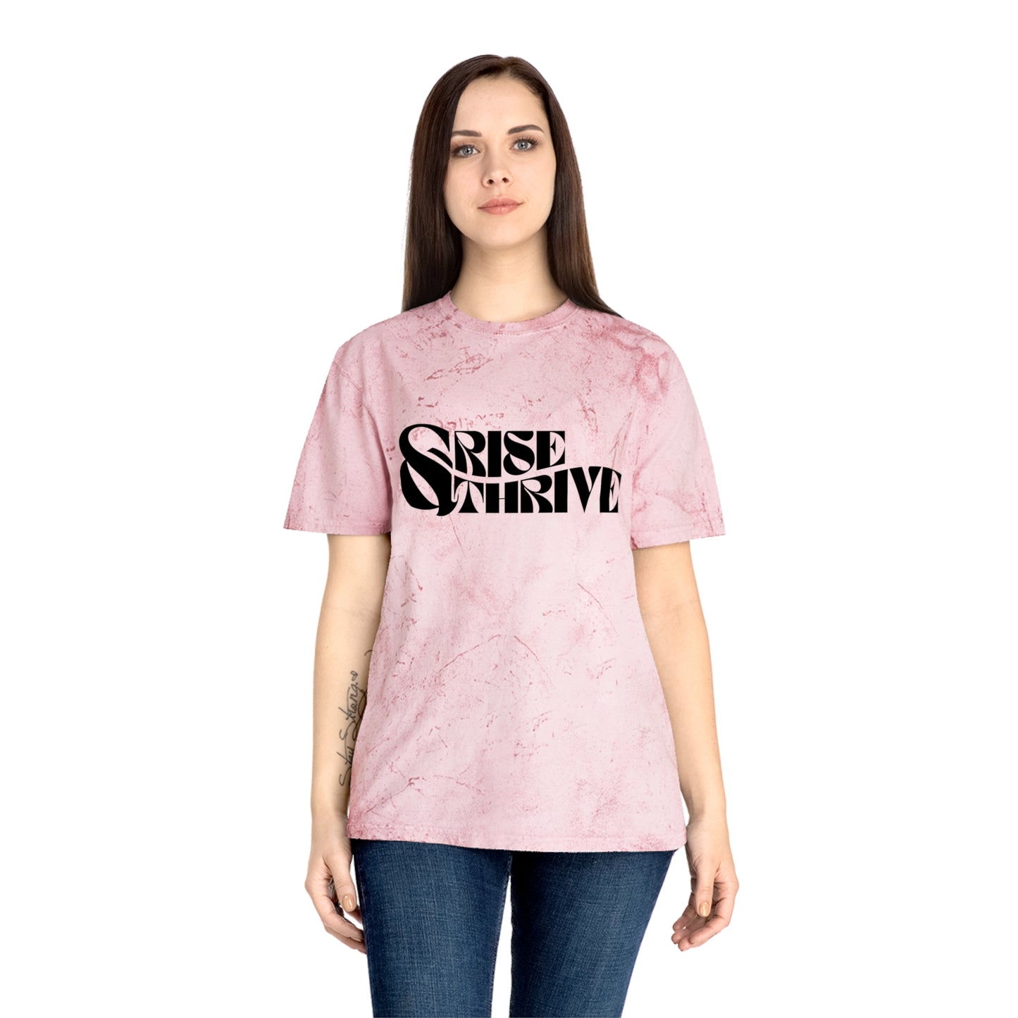 Rise & Thrive (Large Print) Color Blast Tee
