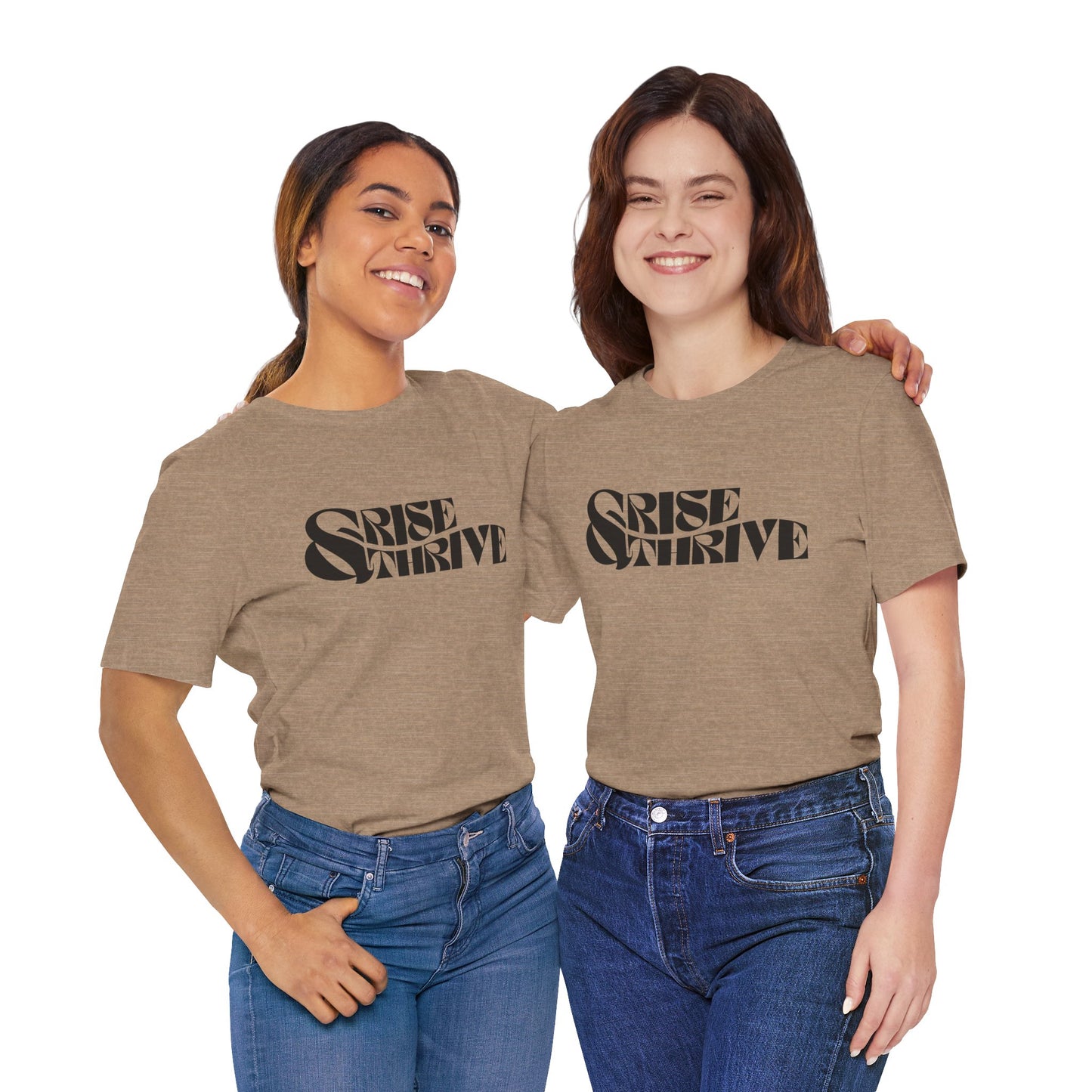 Rise & Thrive Jersey Short Sleeve Tee