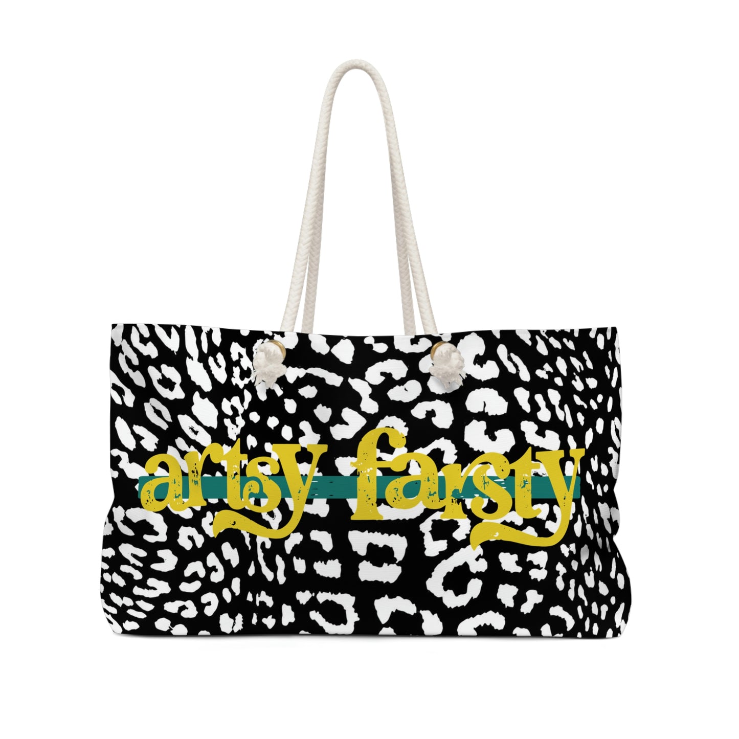 Creative Genius | Artsy Fartsy Leopard Weekender Bag