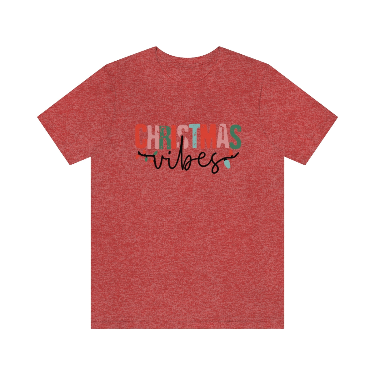 Retro Christmas | Christmas Vibes | Super Soft Short Sleeve Tee