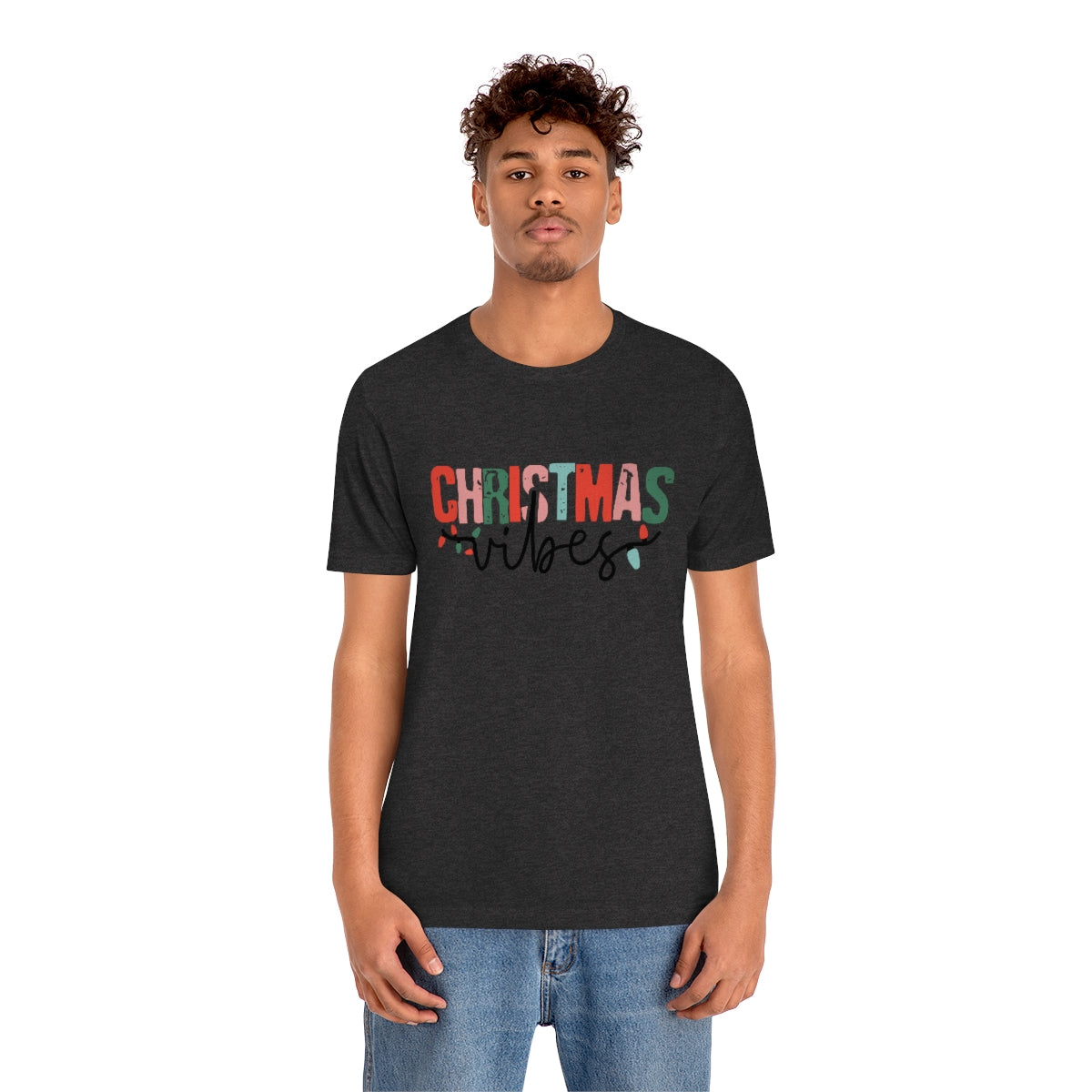 Retro Christmas | Christmas Vibes | Super Soft Short Sleeve Tee