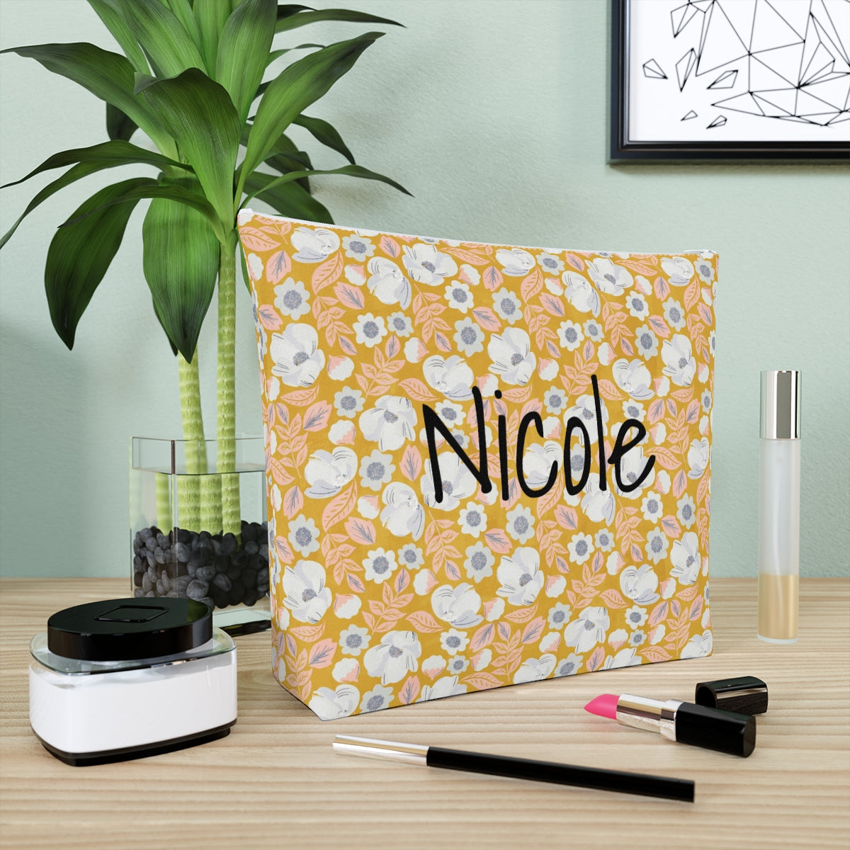 Custom Cotton Cosmetic Bag