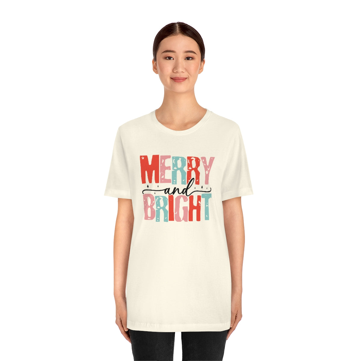 Retro Christmas Super Soft Short Sleeve Tee