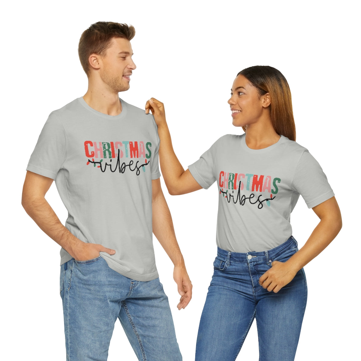 Retro Christmas | Christmas Vibes | Super Soft Short Sleeve Tee
