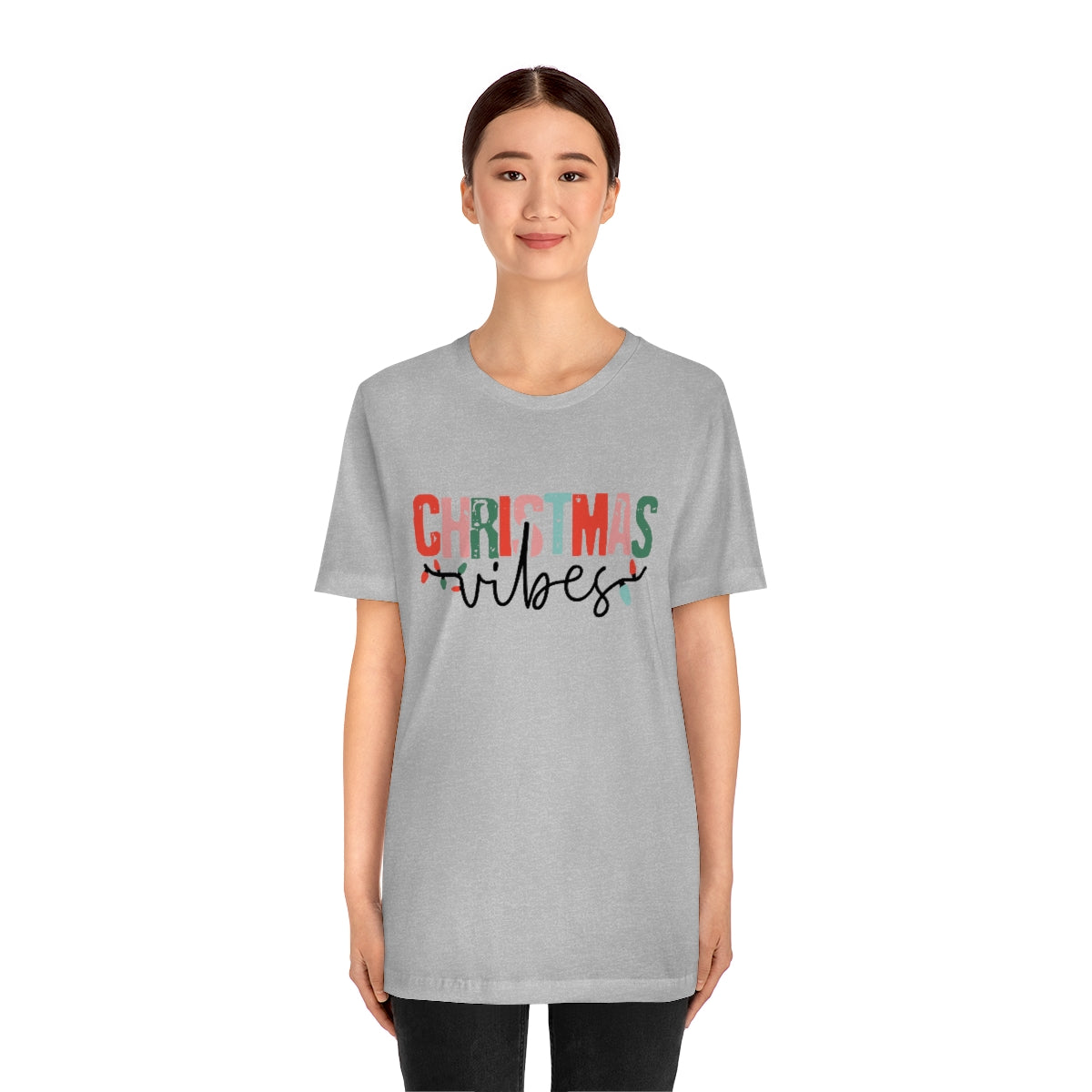 Retro Christmas | Christmas Vibes | Super Soft Short Sleeve Tee