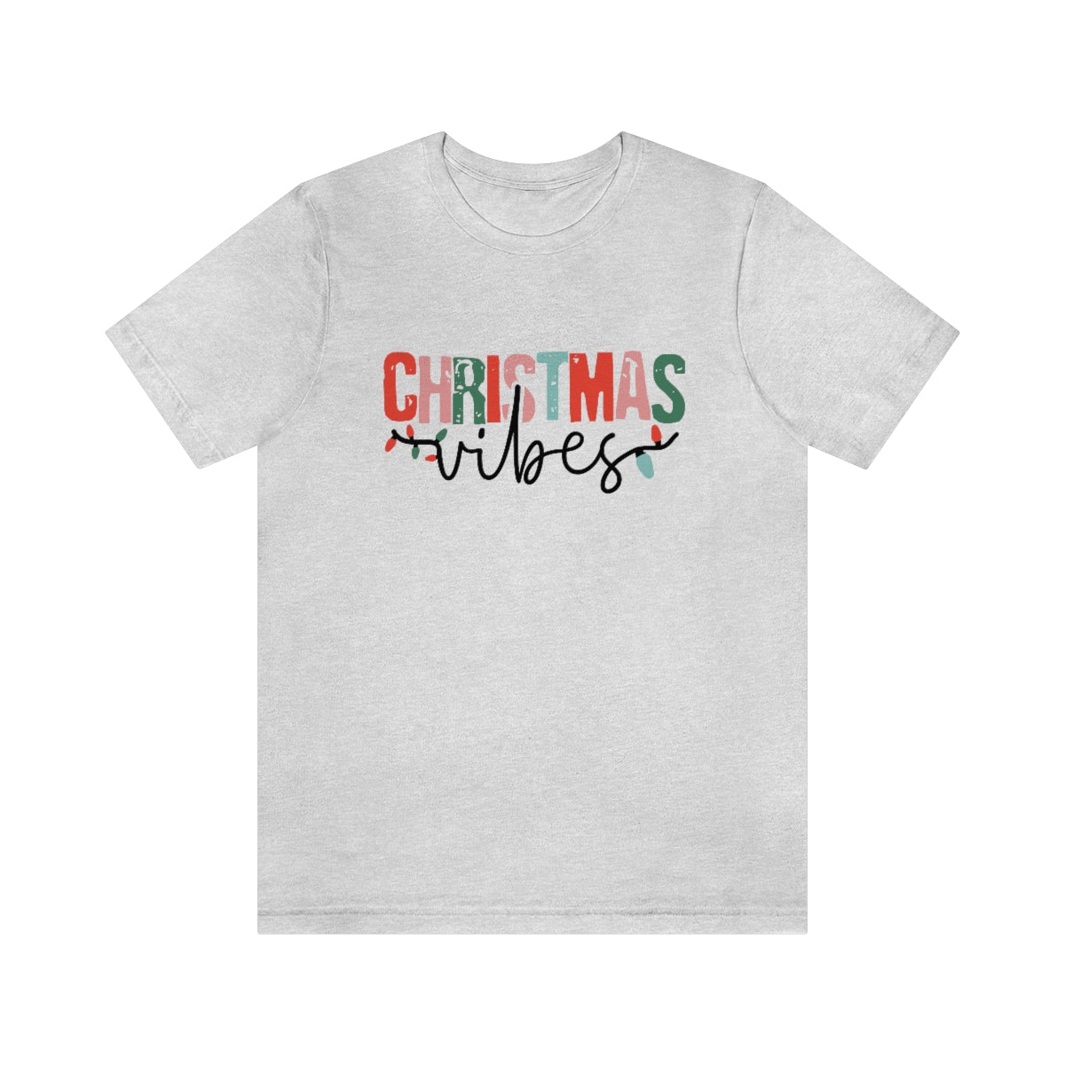 Retro Christmas | Christmas Vibes | Super Soft Short Sleeve Tee