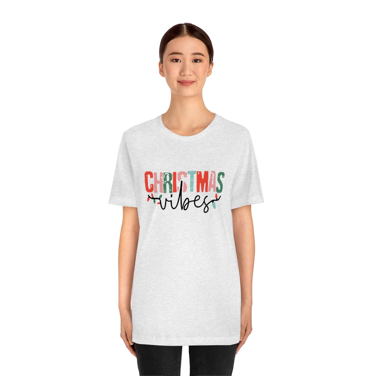 Retro Christmas | Christmas Vibes | Super Soft Short Sleeve Tee