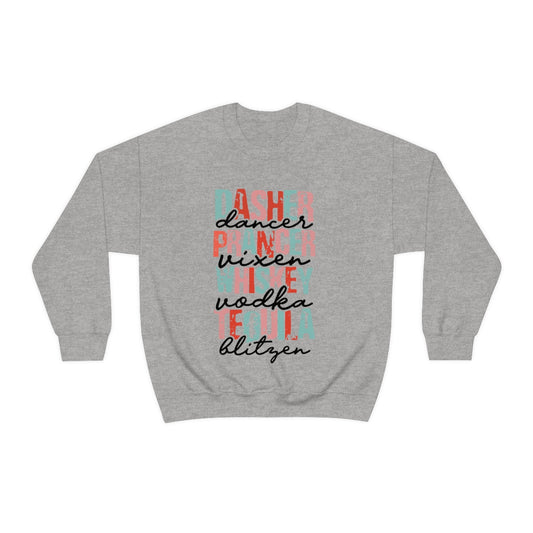 Retro Christmas Heavy Blend™ Crewneck Sweatshirt