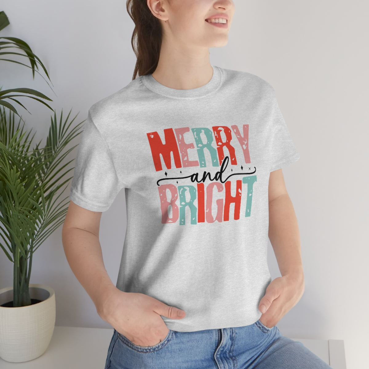 Retro Christmas Super Soft Short Sleeve Tee
