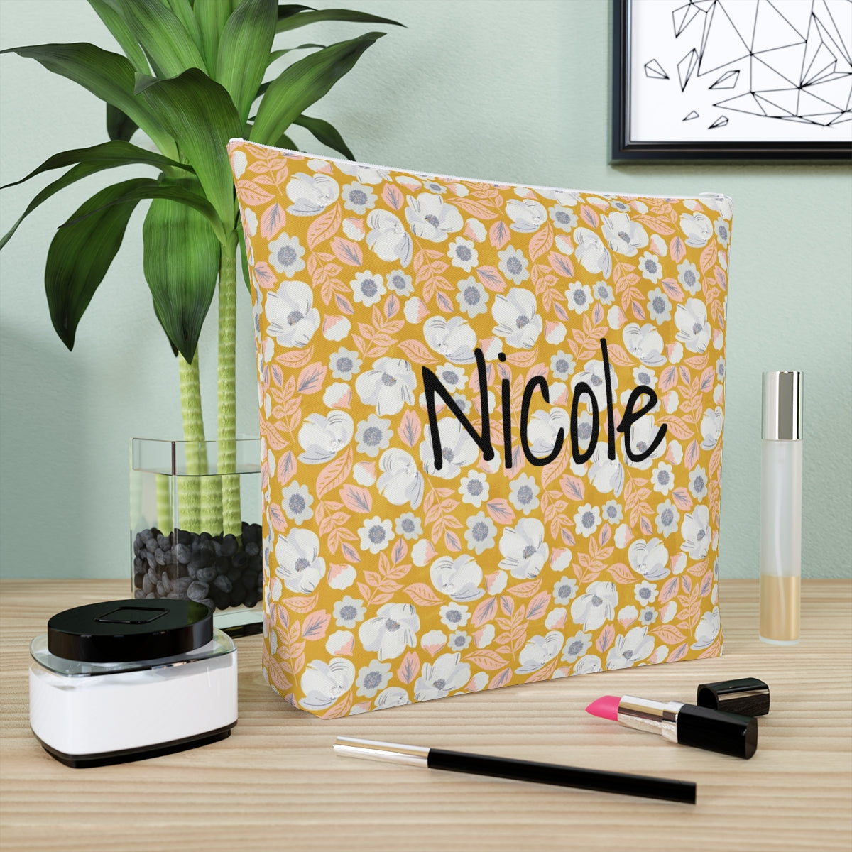 Custom Cotton Cosmetic Bag