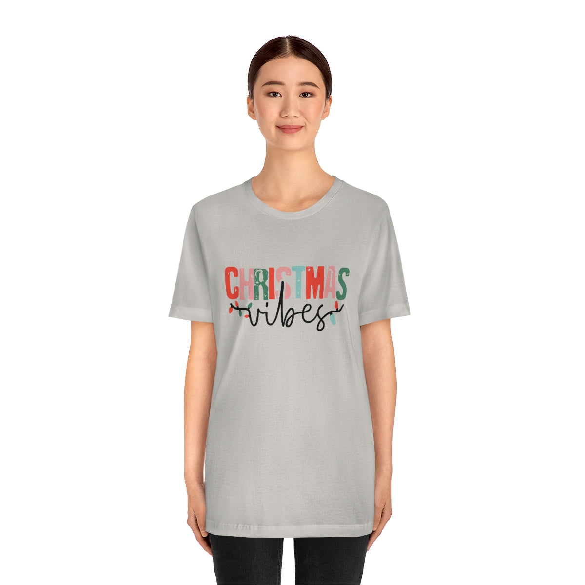 Retro Christmas | Christmas Vibes | Super Soft Short Sleeve Tee