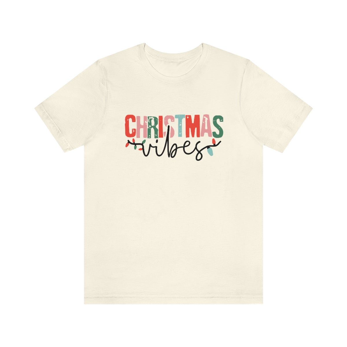 Retro Christmas | Christmas Vibes | Super Soft Short Sleeve Tee