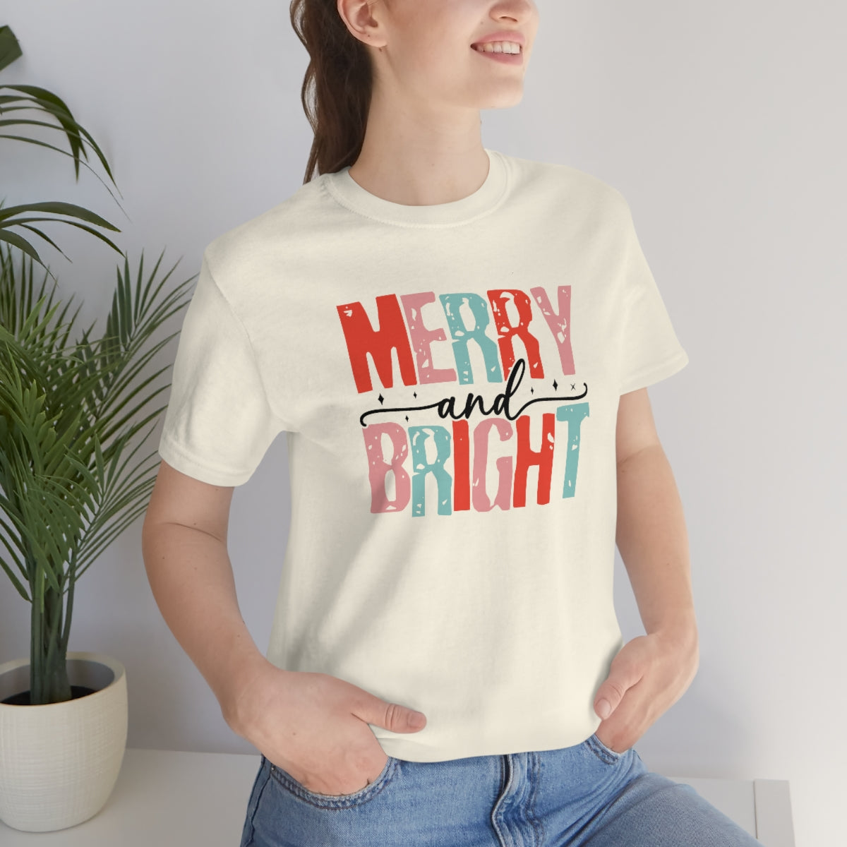 Retro Christmas Super Soft Short Sleeve Tee
