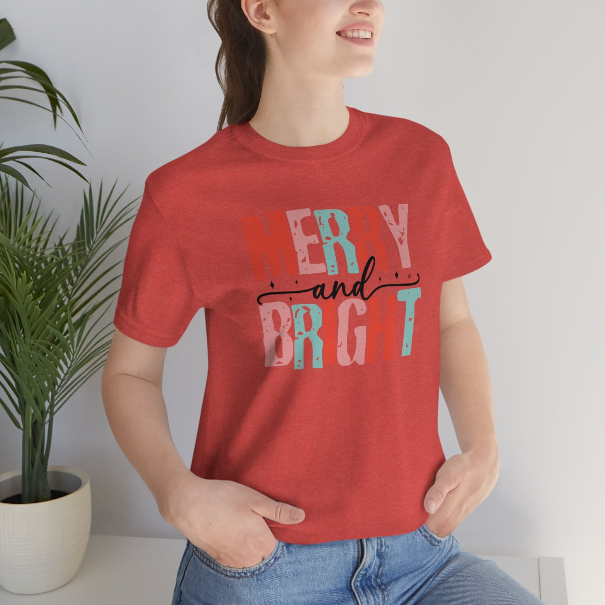 Retro Christmas Super Soft Short Sleeve Tee