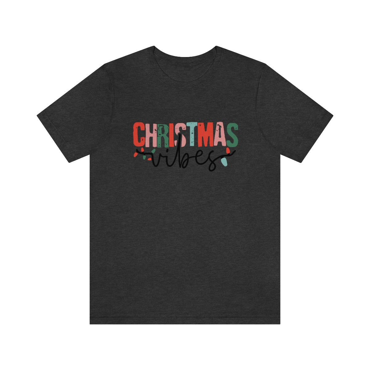 Retro Christmas | Christmas Vibes | Super Soft Short Sleeve Tee