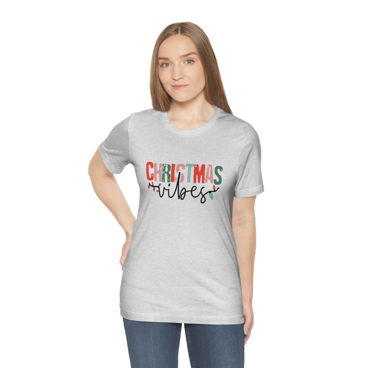 Retro Christmas | Christmas Vibes | Super Soft Short Sleeve Tee