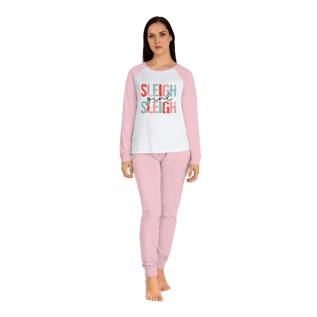 Retro Christmas Sleigh Girl Sleigh | Women's PJ Set