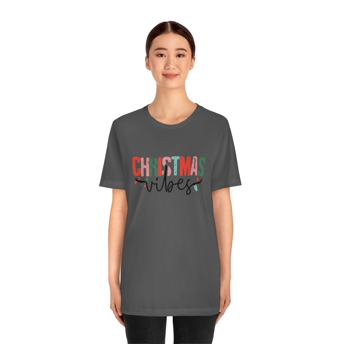 Retro Christmas | Christmas Vibes | Super Soft Short Sleeve Tee