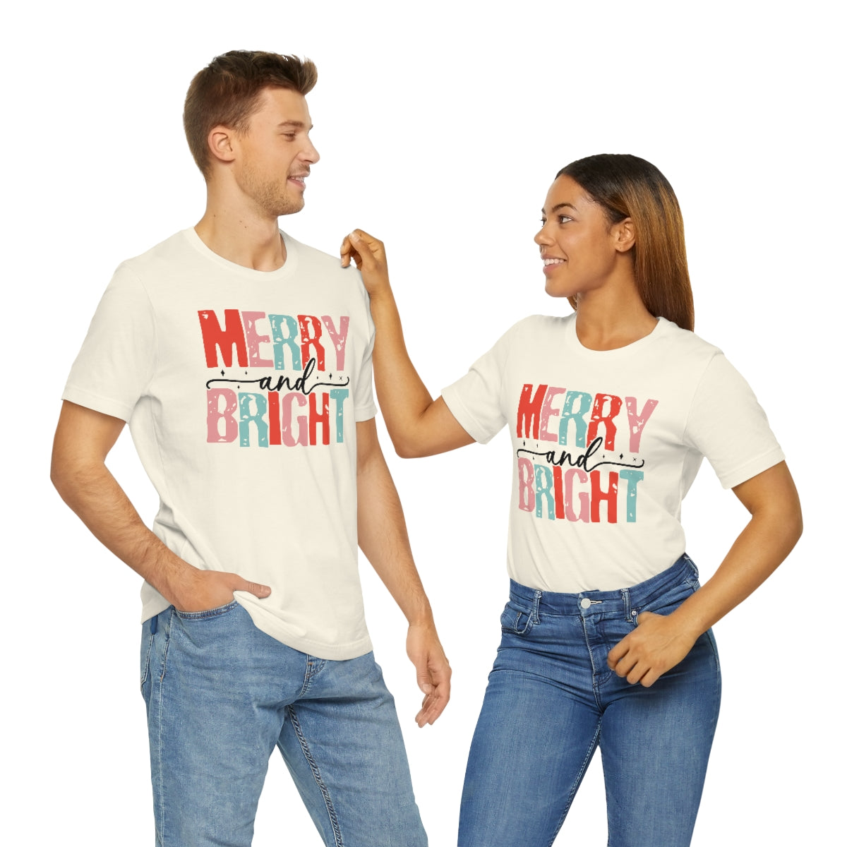 Retro Christmas Super Soft Short Sleeve Tee