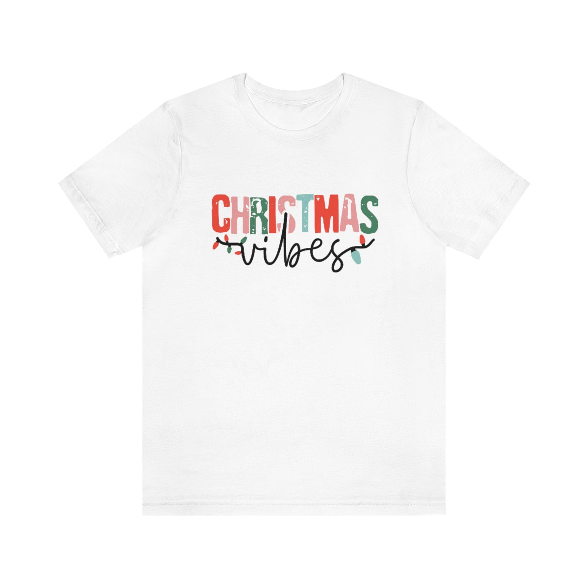 Retro Christmas | Christmas Vibes | Super Soft Short Sleeve Tee