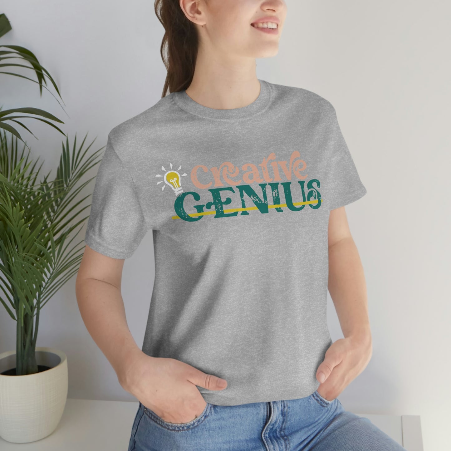 Creative Genius | Super Soft Jersey Short Sleeve Tee